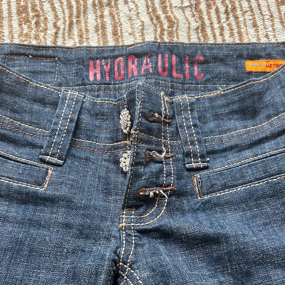 Hydraulic Women's Dark Blue High Rise Jeans